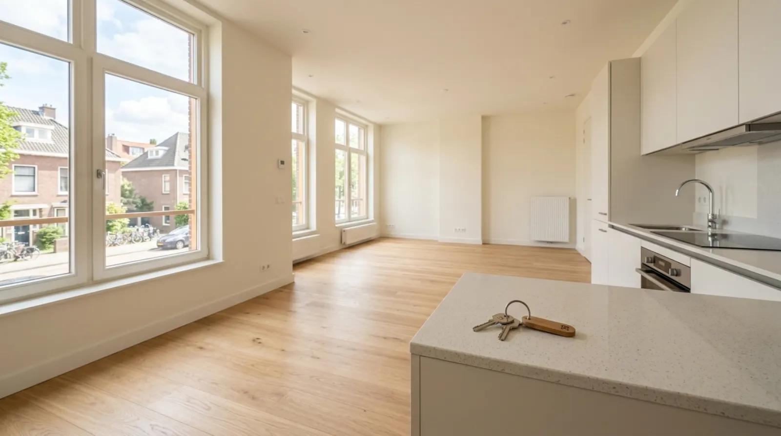 Sleuteloverdracht van een verhuurde woning aan een nieuwe huurder